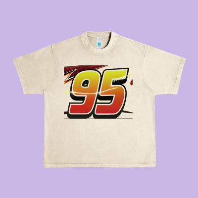 No 95 Mcqueen Urban Heavy Tee Designed By Craftify