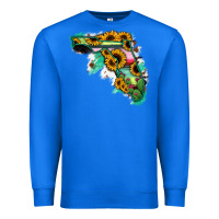True Royal Florida Map Sunflower Cactus Serape Premium Sweatshirt - RanaPortraitStore