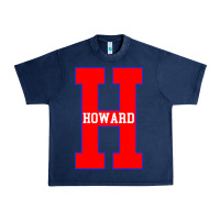 Navy howard letter Urban Heavy Tee - Craftify