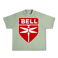 Oil Green Bell Helicopter Textron Aerospace Urban Heavy Tee - Craftify