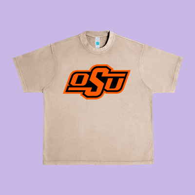 Oklahoma St University Urban Heavy Tee Designed By Craftify