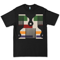Black afro comb seamless pattern Premium Tee - BundleAndBundleShop