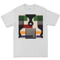 Dove Grey afro comb seamless pattern Premium Tee - BundleAndBundleShop