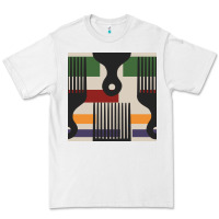 White afro comb seamless pattern Premium Tee - BundleAndBundleShop