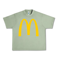 Oil Green mcd onald's golden arches Urban Heavy Tee - Craftify