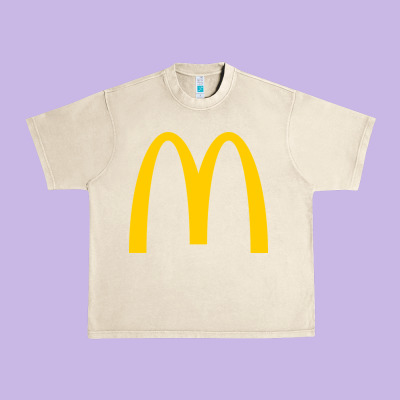 Mcd Onald's Golden Arches Urban Heavy Tee Designed By Craftify