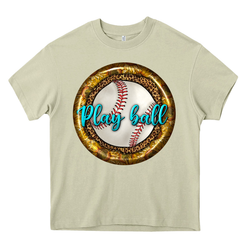 Baseball With Sunflower Round Earrings Heavy Core Tee by BundleAndBundleShop | Teevron
