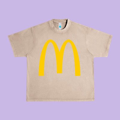 Mcd Onald's Golden Arches Urban Heavy Tee Designed By Craftify