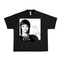 Black Jane Fonda Mugshot GIFT Urban Heavy Tee - Craftify