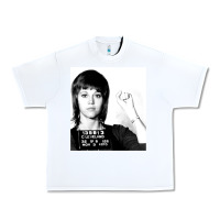 White Jane Fonda Mugshot GIFT Urban Heavy Tee - Craftify