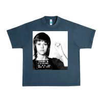 Midnight Navy Jane Fonda Mugshot GIFT Urban Heavy Tee - Craftify