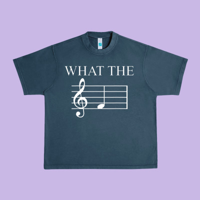 What The F Note Key Music Humor Gift Urban Heavy Tee Designed By Craftify