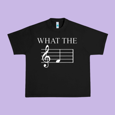 What The F Note Key Music Humor Gift Urban Heavy Tee Designed By Craftify