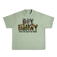 Oil Green boy nanny from son up to son down Urban Heavy Tee - CowhideDigitalArt