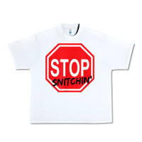 White stop snitching stop snitchin t shirt Urban Heavy Tee - Craftify
