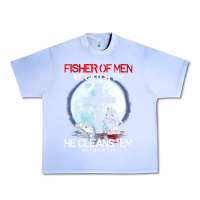 Grape Ice fisher of men we catch  em he cleans  em matthew 4 19 Urban Heavy Tee - Craftify