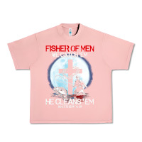 Salmon fisher of men we catch  em he cleans  em matthew 4 19 Urban Heavy Tee - Craftify