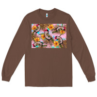 Chestnut Baby monkey flowers Long Sleeve Tee - Artiststas