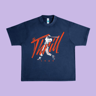 Will Clark   The Thrill   San Francisco Baseball T Shirt Urban Heavy Tee Designed By Craftify