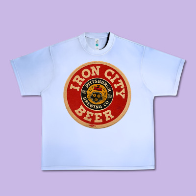 Beer Irons City Pittsburgh Beer Lover T Shirt Urban Heavy Tee Designed By Craftify