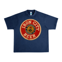 Navy beer irons city pittsburgh beer lover t shirt Urban Heavy Tee - Craftify