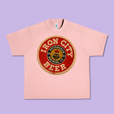 Beer Irons City Pittsburgh Beer Lover T Shirt Urban Heavy Tee Designed By Craftify