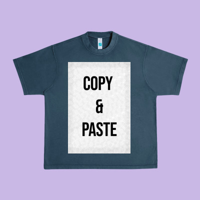 Copy Paste Urban Heavy Tee Designed By Craftify