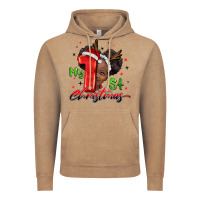 Vintage Coffee my first christmas african girl Vintage Hoodie - BarkalooDesign
