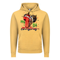 Vintage Mustard my first christmas african girl Vintage Hoodie - BarkalooDesign