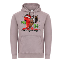 Vintage Zinc my first christmas african girl Vintage Hoodie - BarkalooDesign