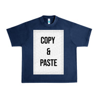 Navy Copy Paste Urban Heavy Tee - Craftify
