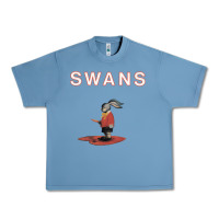 Pebble Blue Swans Urban Heavy Tee - Craftify
