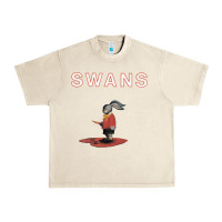 Sandshell Swans Urban Heavy Tee - Craftify