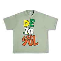 Oil Green De La Soul Print Urban Heavy Tee - Craftify