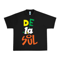 Black De La Soul Print Urban Heavy Tee - Craftify