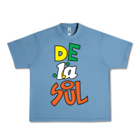 Pebble Blue De La Soul Print Urban Heavy Tee - Craftify