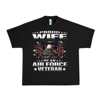 Black proud wife of an air force veteran military vet spouse gifts premium m Urban Heavy Tee - Craftify