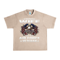 French Oak proud wife of an air force veteran military vet spouse gifts premium m Urban Heavy Tee - Craftify