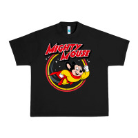 Black the mighty mouse Urban Heavy Tee - InspiraDesign