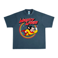 Midnight Navy the mighty mouse Urban Heavy Tee - InspiraDesign