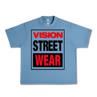 Pebble Blue VISION STREET WEAR Urban Heavy Tee - InspiraDesign