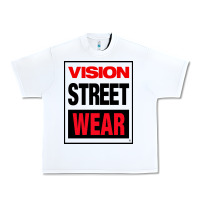 White VISION STREET WEAR Urban Heavy Tee - InspiraDesign