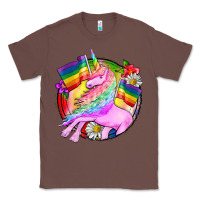Chestnut Pride unicorn Classic Tee - FaDigitalArtStudio