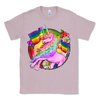 Lilac Pride unicorn Classic Tee - FaDigitalArtStudio