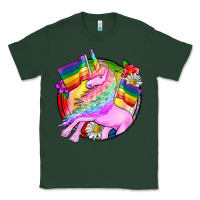 Sports Green Pride unicorn Classic Tee - FaDigitalArtStudio
