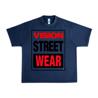 Navy VISION STREET WEAR Urban Heavy Tee - InspiraDesign
