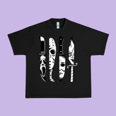 Knives Horror Movie Friday Halloween Horror Goth Evil T Shirt Urban Heavy Tee Designed By Inspiradesign
