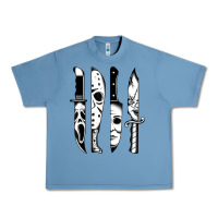 Pebble Blue knives horror movie friday halloween horror goth evil t shirt Urban Heavy Tee - InspiraDesign