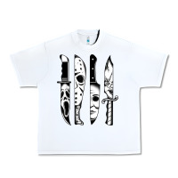 White knives horror movie friday halloween horror goth evil t shirt Urban Heavy Tee - InspiraDesign