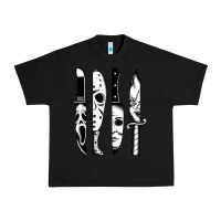 Black knives horror movie friday halloween horror goth evil t shirt Urban Heavy Tee - InspiraDesign